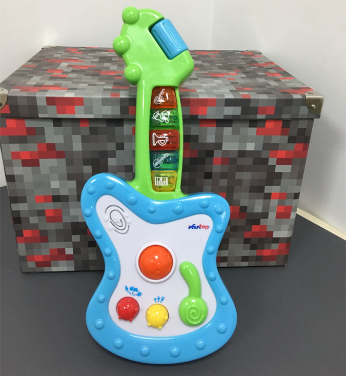 Outlet American Baby Music Guitar Can Play Musical Instrument Baby Multifunction Puzzle Toy