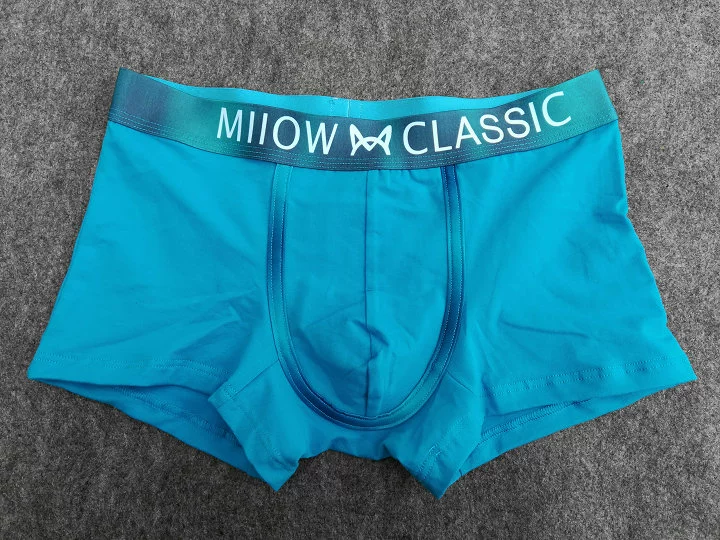 Giới trẻ thời trang mid-boxer tóm tắt nam U lồi thoáng khí bốn chân quần lót quần lót đùi nam