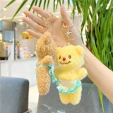 Кремовая кукла, плюшевая подвеска, игрушка, Таиланд, с медвежатами, новая коллекция