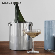 Spot Danish Stelton Arne Jacobsen Stainless Steel Ice Bucket Master Philosophy Minimalist Multicolor