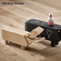 Denmark Kay Bojesen Denmark Wooden Hippo toy ornament authorization