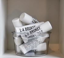 Sweden L:A BRUKET 017 Organic Almond Coconut Lip Balm 14g Relieves Dry Lips la