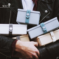 Spot Uhmm Box Danish environmental protection folding lunch box Lunch box Lunch box Picnic portable light food fitness storage