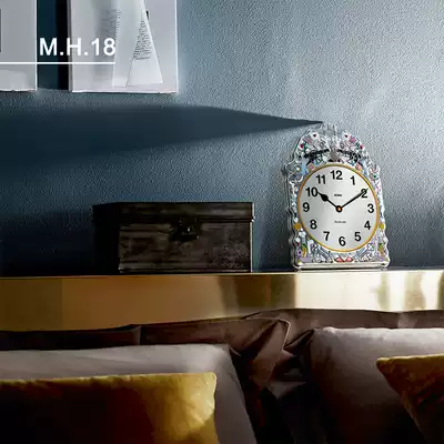 Order Alessi COMTOISE tinplate decoration wall clock painted cartoon pattern decoration SJ01