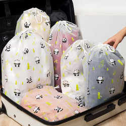 Travel Drawstring Waterproof Bag Wet Clothes Dirty Clothes Small Cloth Bag Intimates Socks Drawstring Small Storage Bag Travel