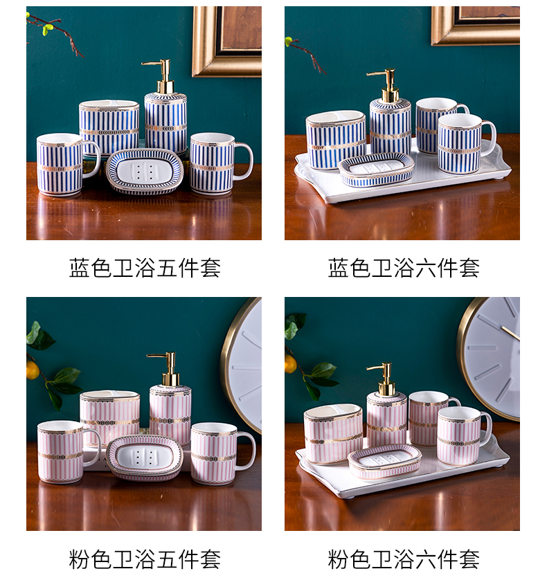 Light and decoration ceramics sanitary ware gargle cup toothbrush cup five times mouthwash household bathroom toilet wash gargle suit