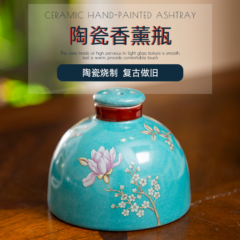 Ceramic aromatherapy furnishing articles without fire sweet atmosphere oil air freshener indoor room durable incense toilet deodorant