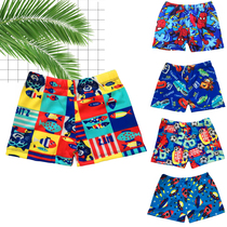  New super cute and comfortable swimming trunks for boys soft childrens elastic swimsuit hot spring beach large size swimming trunks summer