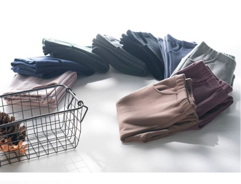 Quần legging mùa thu phụ nữ mặc cộng với phân bón để tăng chất béo cotton cao eo mm200 kg túi lớn cỡ chân quần mỏng