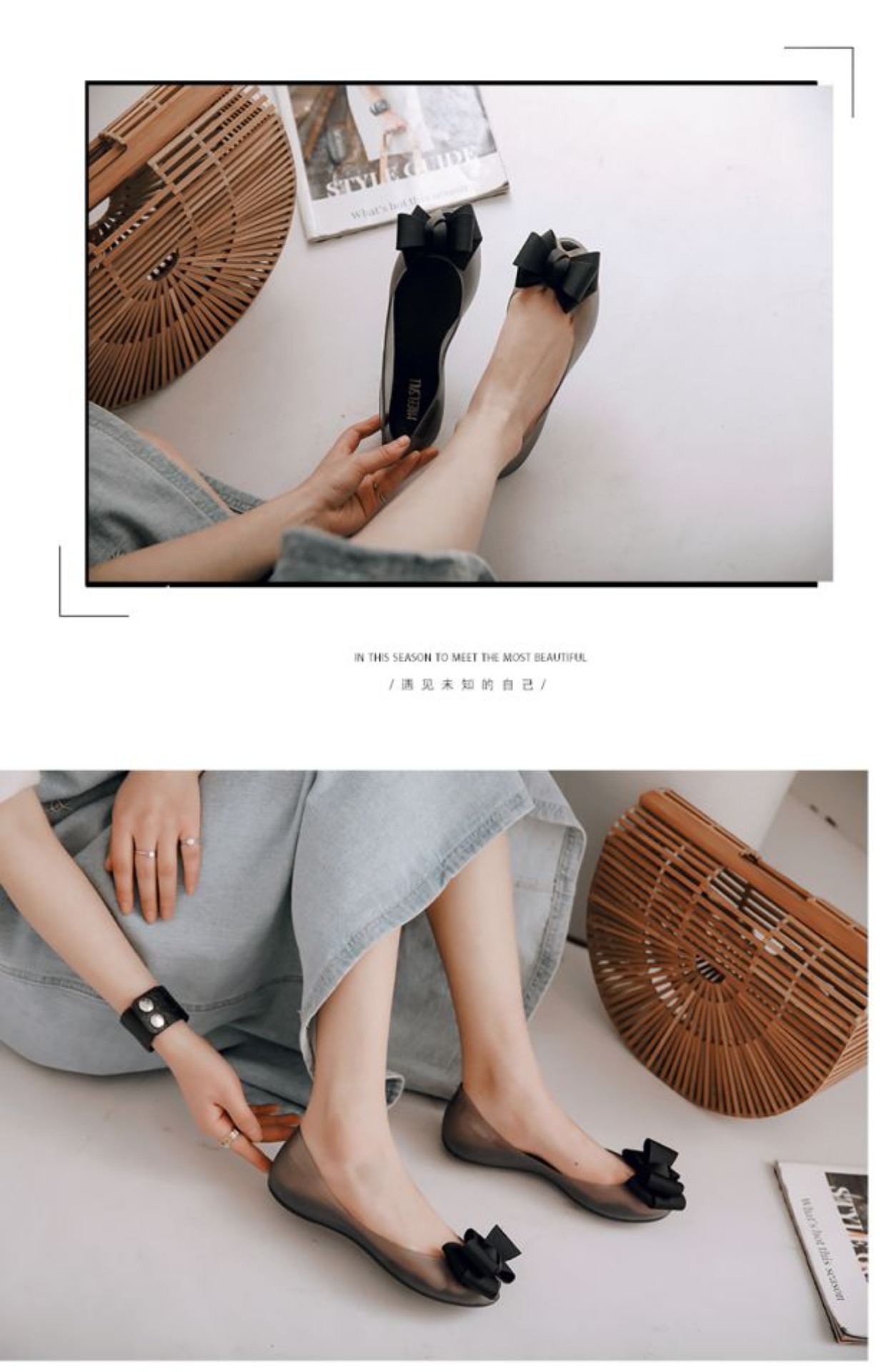Giày đi mưa nữ thời trang Phiên bản Hàn Quốc Giày chống trượt dành cho người lớn ngắn 2018 mùa hè mới miệng nông cao su không thấm nước giày cao su giày đi mưa bitis