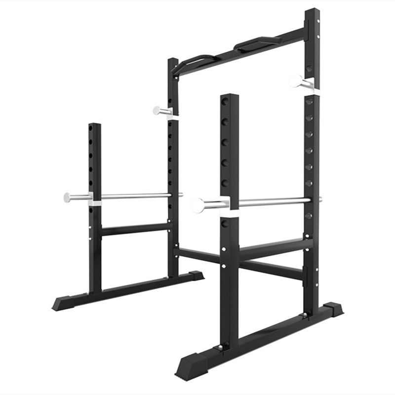 Home Squat Rack Weightlifting Bench Press Rack Barbell Barbell Olympic Bar Fitness Paint Dumbbell Flat Push