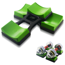 Dumbbell rack dumbbell tow bracket household fitness equipment dumbbell accessories non-slip anti-rolling plastic environmental protection