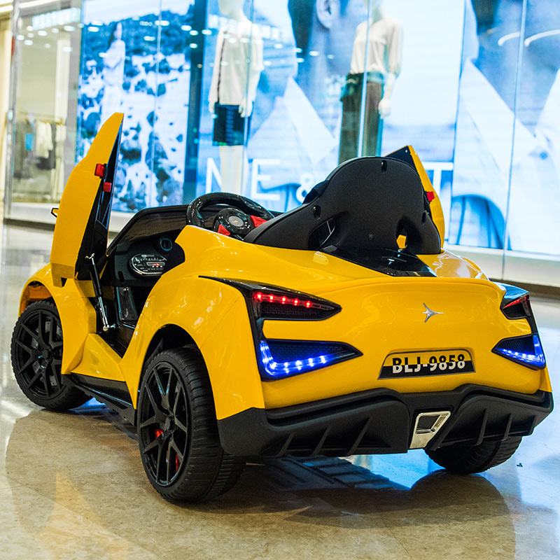 Super large supercar children's electric car four-wheeled car remote control can sit on the child stroller Children's toy car can sit on the person