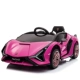 Lamborghini Sian [Розовый] Полнофункциональный + кожаное сиденье + полный привод