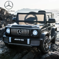 Mercedes Benz, детский электрический электромобиль на четырех колесах, внедорожный транспорт, детская игрушечная машина с сидением, дистанционное управление