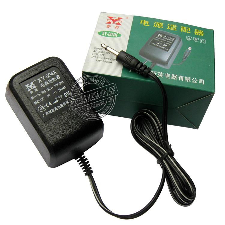 Yongmei YM-558 238 3300 Children's electronic organ power supply adapter 9v250ma 3 5 headphone head