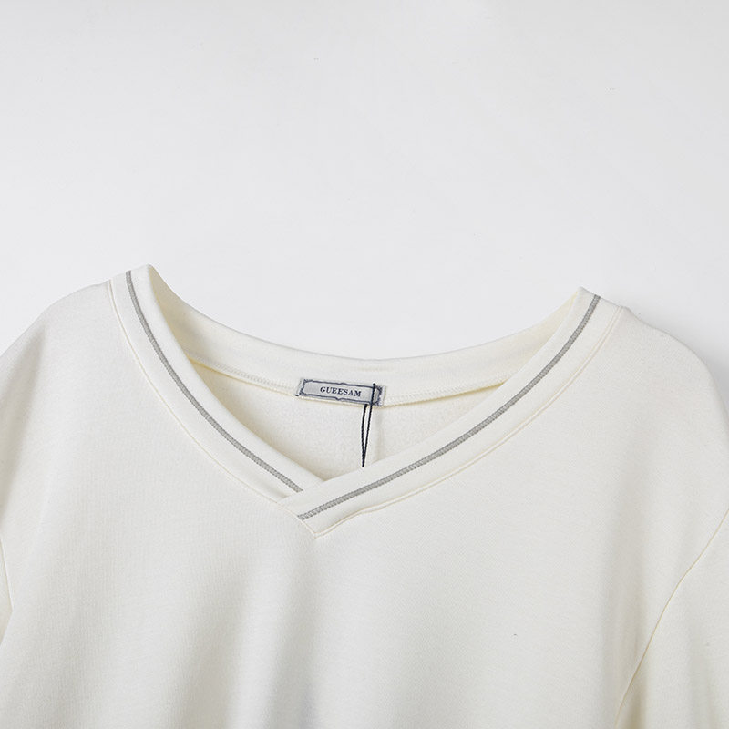 TIOR German velvet superfine cashmere silk V-neck anti-pilling anti-static men's single piece G79251Y