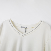 TIOR delsuede ultra-fine cashmere silk V collar anti-ball antistatic male single piece G79251Y