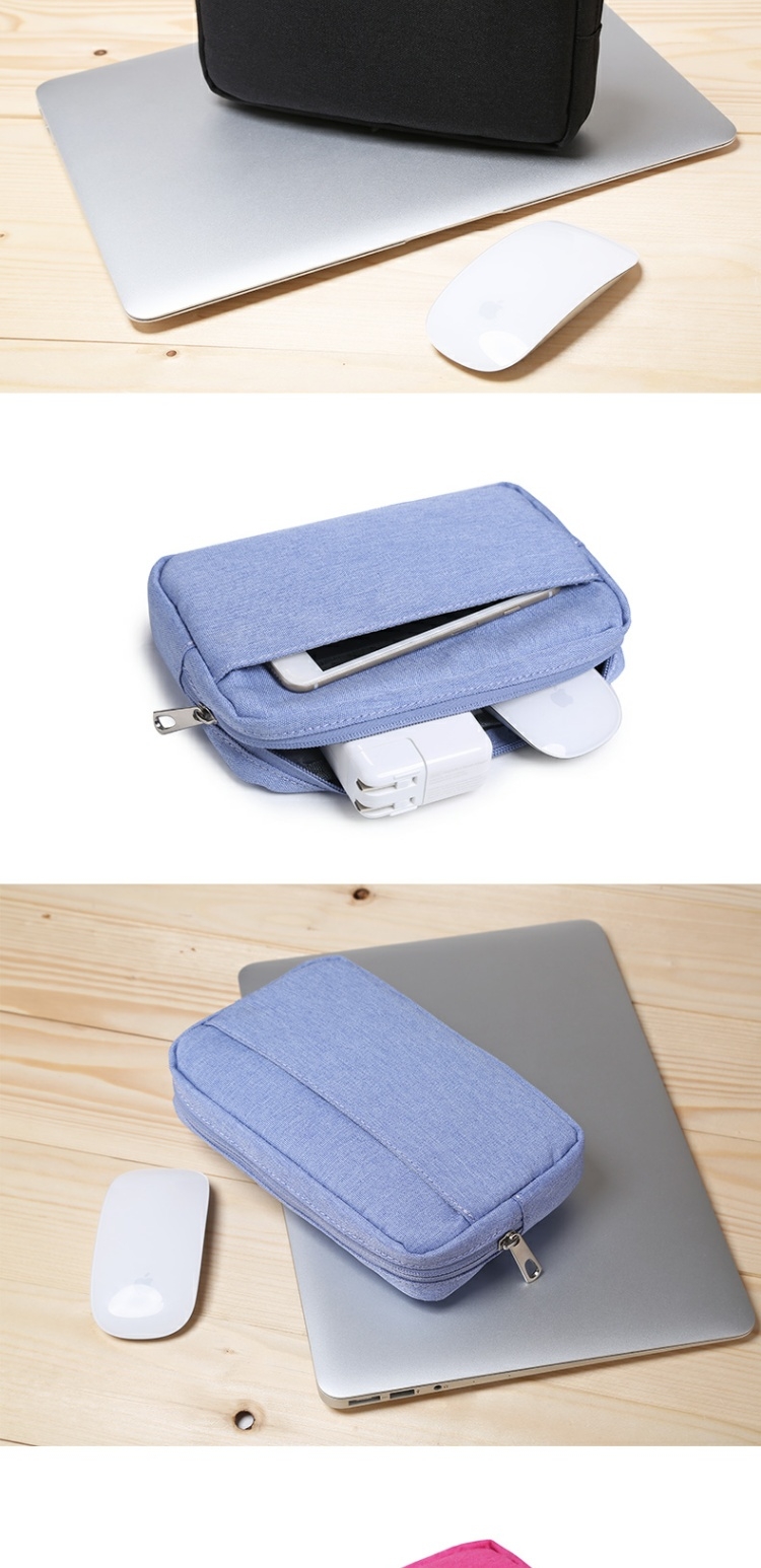Apple túi phụ kiện máy tính xách tay Túi lưu trữ MacBook Túi lưu trữ kỹ thuật số cầm tay Túi da phụ kiện I - Lưu trữ cho sản phẩm kỹ thuật số hộp đựng tai nghe airpod