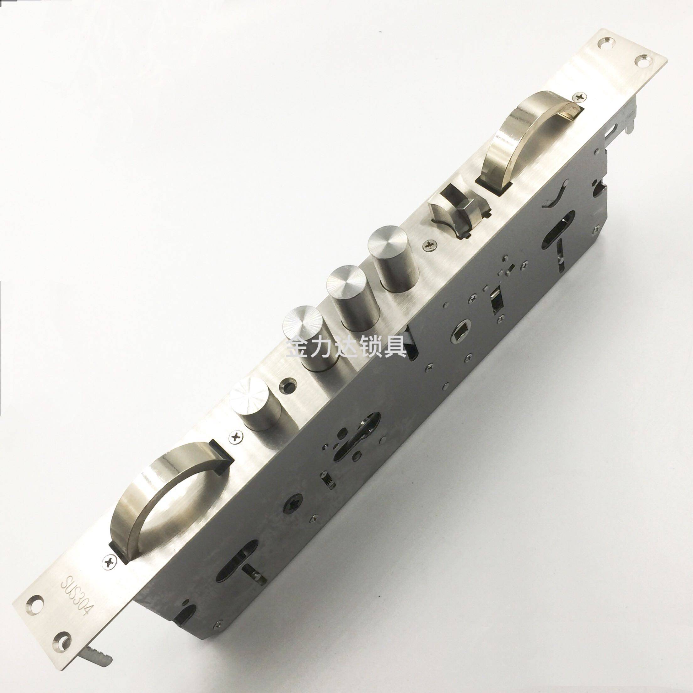 Security door annular double hooking bullock royal lock body double quick double live universal full stainless steel multifunctional security door lock body