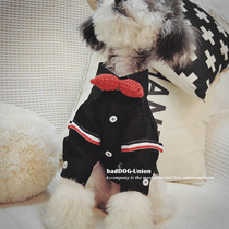 (badDOG) pet boomer shirt delivery collar Teddy teddy Bears Schernery pooch Kitty Tide clothes