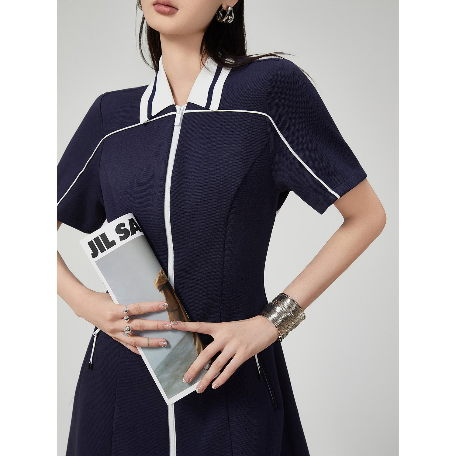 跨境拉链无袖Polo领连体网球裙女，如何选择最合适的款？2025健身时尚新趋势