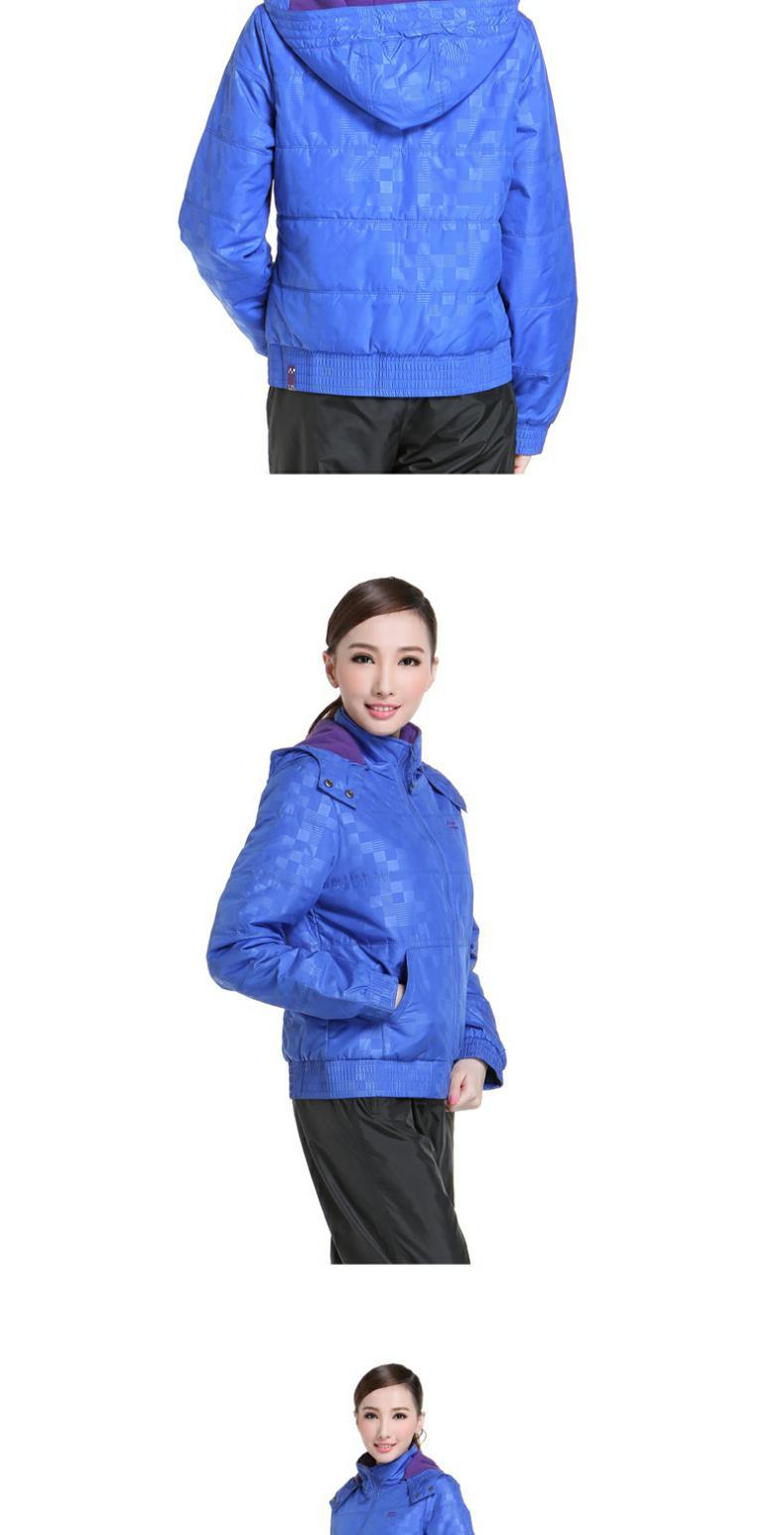 Li Ning cotton thể thao quần vợt nữ ấm áp áo khoác cotton ngắn áo khoác thể thao loạt AJMF114 - Quần áo độn bông thể thao áo lông vũ nam
