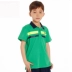 Li Ning Trẻ em Mặc áo thun nam tay ngắn Áo thun mỏng nửa tay áo lớn Áo phông trẻ em Áo thun Hàn Quốc APLL015 - Áo polo thể thao Áo polo thể thao