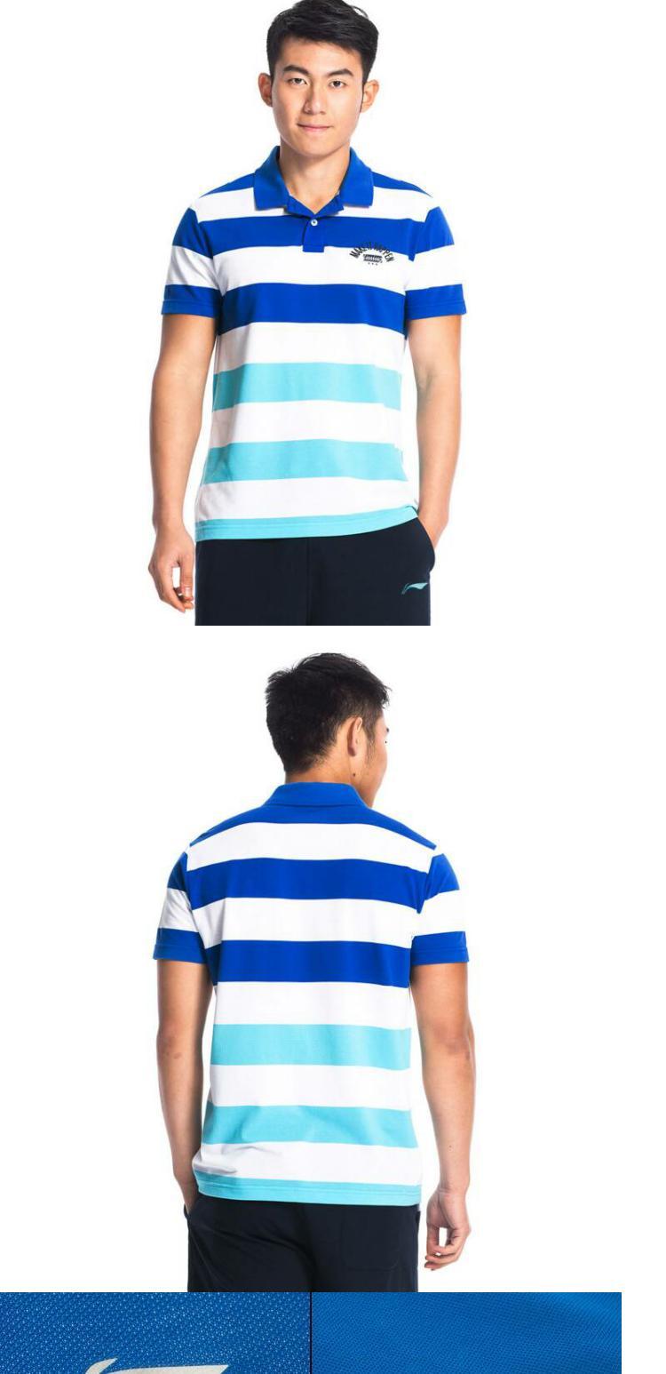 Li Ning nam thể thao mùa hè giản dị áo sơ mi ngắn tay GPLL005-3 áo polo man