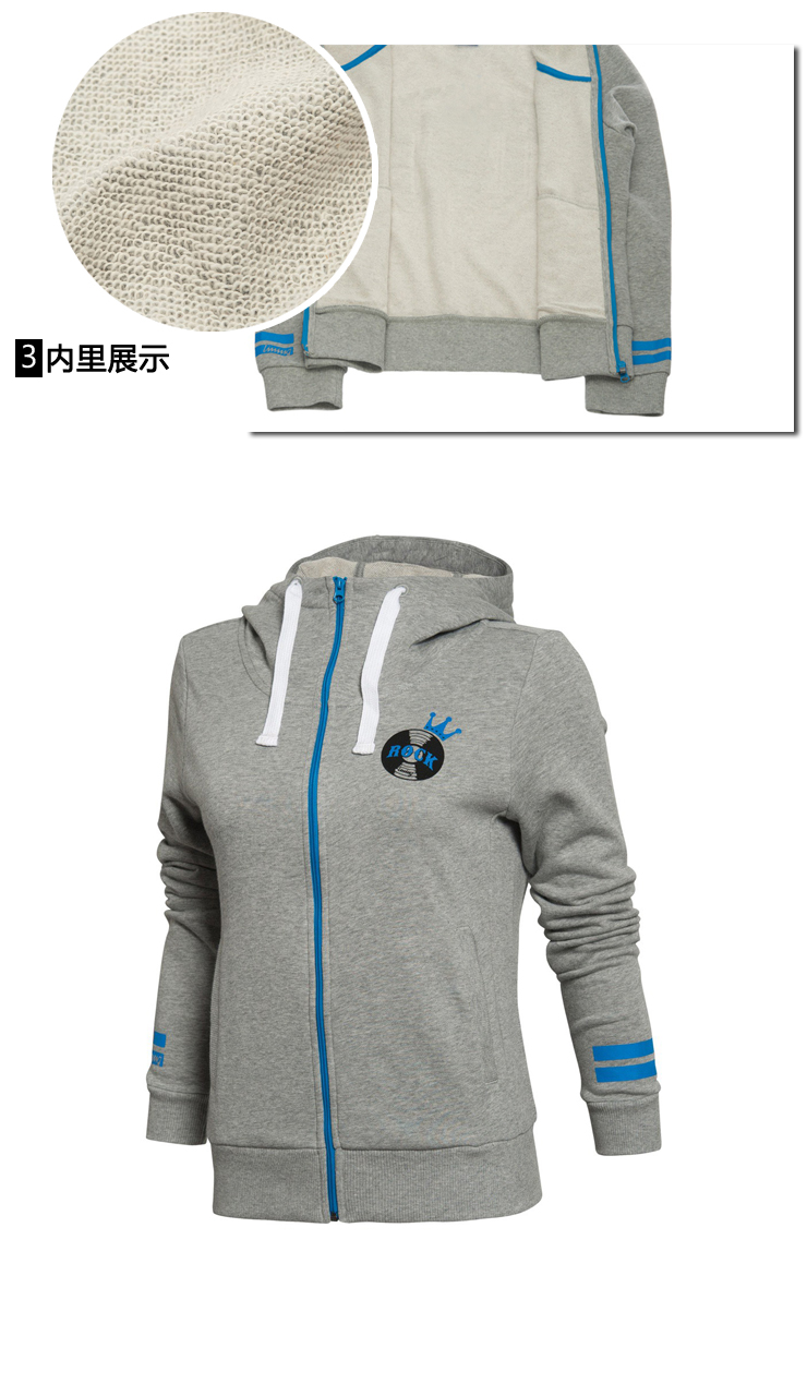 Li Ning thể thao loạt cuộc sống phụ nữ đơn giản áo len trùm đầu áo len giản dị mùa xuân và mùa thu TX - Thể thao lông cừu / jumper áo phông dài tay nam