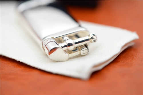 Импортная глянцевая золотая серебряная зажигалка, Германия, серебро 925 пробы