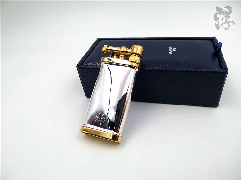 Sillems Cross Anchor 925 Pure Silver Pipe Special Lighter 1185 Silver Strip