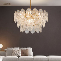 French light luxury Living room chandelier postmodern simple dining room Bedroom study Glass Personality creative Italian minimalist