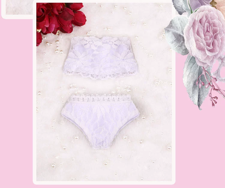 60cm Katie bjd búp bê ba điểm cho bikini ngọn đồ lót mặc lên phụ kiện thời trang quần áo