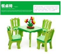 Tableware kitchen conjoint model doll home furniture bed kindergarten table bed girl toy birthday gift Barbie