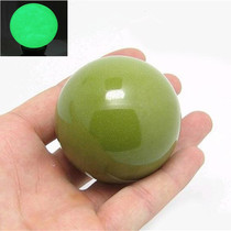  Super bright natural luminous pearl luminous ball Green luminous stone Raw stone Strontium boroaluminate luminous ball Feng Shui ornaments