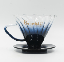 Brewista filter bowl crystal glass hand-brewed coffee gradient filter Cup Phantom 1-2 people