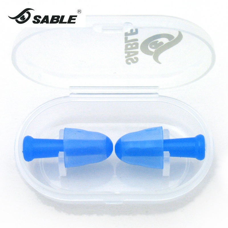 Black Mink Swimming Earplugs Waterproof Professional Ear Anti-Water Intake Guide Divinyware Middle Ear Silico in the Shower Kit