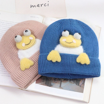 Autumn and winter new childrens cute hundred tower cap baby knitted hat Korean version of male and female children infant wool cap