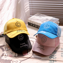 Summer new childrens duck tongue net hat boy baseball cap princess girl baby baby thin mesh sun hat