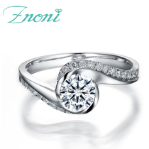 Allure 50 Points diamond female ring 18K white gold diamond ring GIA diamond PT950 Wedding ring ring Luxury carat diamond