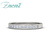 18k white gold diamond row ring Rose gold tail ring Platinum fashion ring Wedding couple ring customization