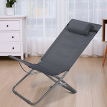 Simple and comfortable folding chair deckchair folding for lunch break Home poo Fang office Afternoon Nap Chair Balcony Leisure Chair small