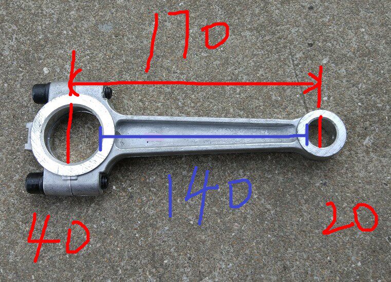 95 connecting rod 20 holes 40 center distance 185 1 13 Zhejiang Jaguar air compressor air pump accessories