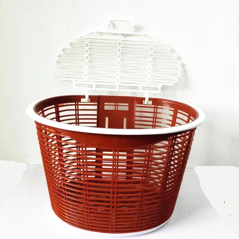 Good plastic with lid car basket Basket Car Basket Biker Bike Basket Bike Electric Car Electric Car Plastic Car Blue Sub