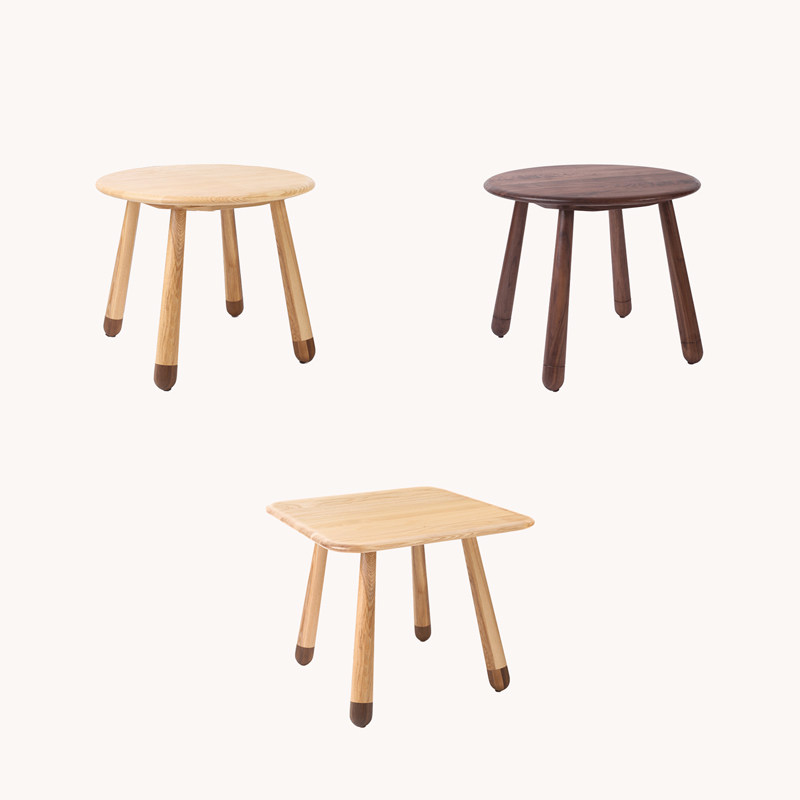 Upper child in the children's learning table game table solid wooden drawing table room a few small tea wax oil original