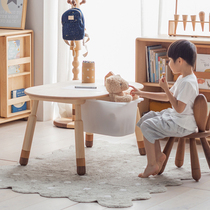 Upper shape child in pocket childrens table game table table storage adjustable height drawing table living room side table coffee table