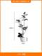 Large Artificial Green Plant Black Diamond for Indoor Living Room, High-End Decorative Ornament Next to Sofa, Fake Plant