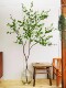 Artificial Plant Japanese Bellflower Fake Green Plant Potted Indoor Decoration Nordic ins Bonsai Ornament Artificial Horse-Dranker Tree