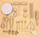 Orff musical instrument log package 13 pieces set (free transparent storage bag)